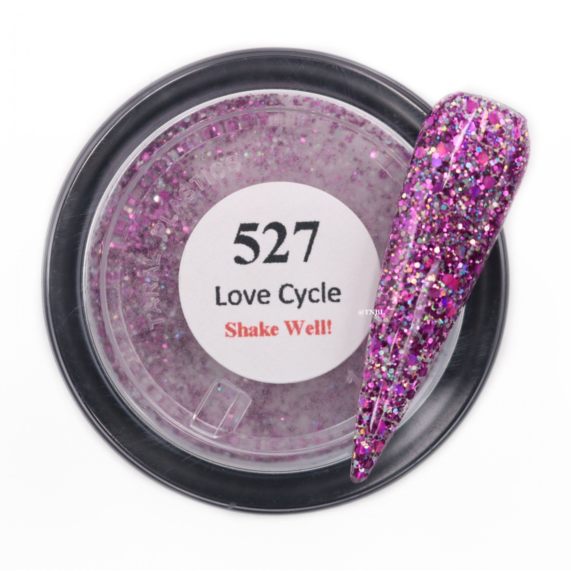 GLAM & GLITS Fantasy Acrylic Nail Powder 1oz / 28g - FAC527 LOVE CYCLE