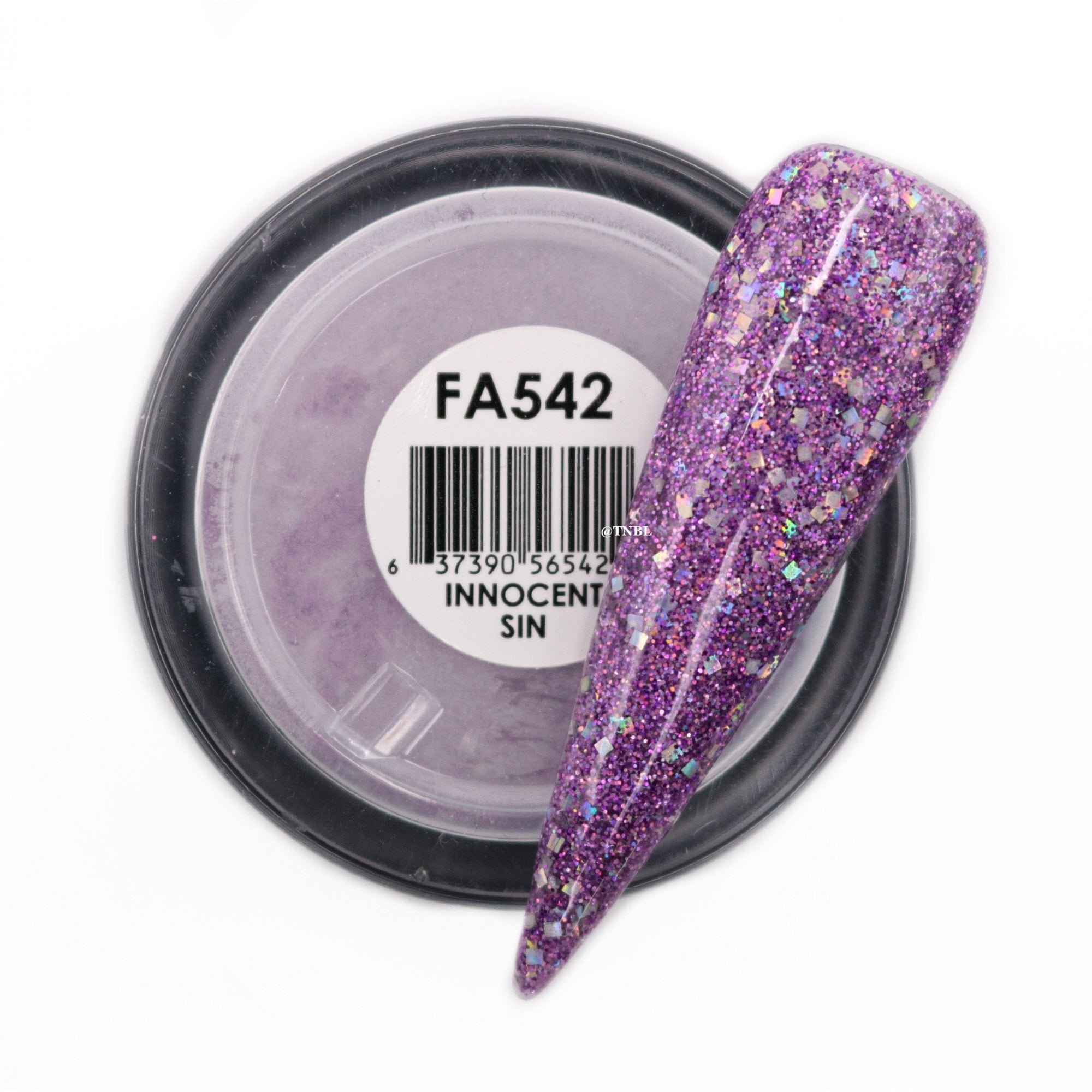 GLAM & GLITS Fantasy Acrylic Nail Powder 1oz / 28g - FAC542 INNOCENT SIN