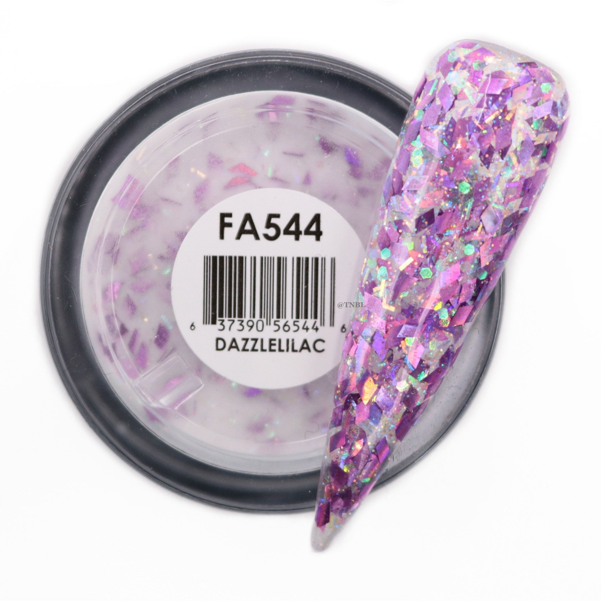 GLAM & GLITS Fantasy Acrylic Nail Powder 1oz / 28g - FAC544 DAZZLELILAC