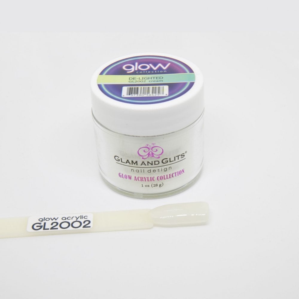 GLAM & GLITS Glow Acrylic Nail Powder 1oz / 28g - GL2002 DE-LIGHTED