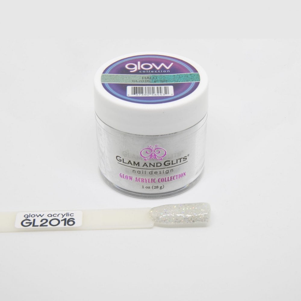 GLAM & GLITS Glow Acrylic Nail Powder 1oz / 28g - GL2016 HALO