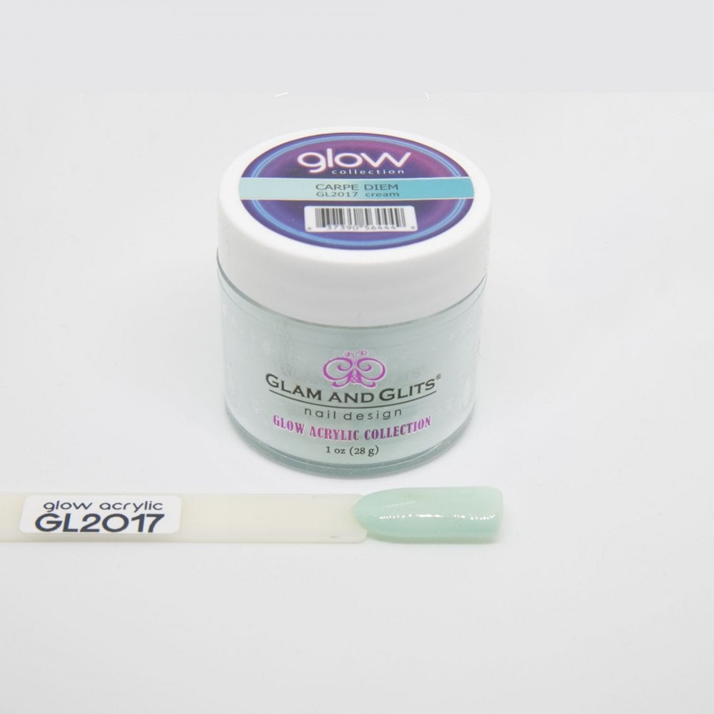 GLAM & GLITS Glow Acrylic Nail Powder 1oz / 28g - GL2017 CARPE DIEM
