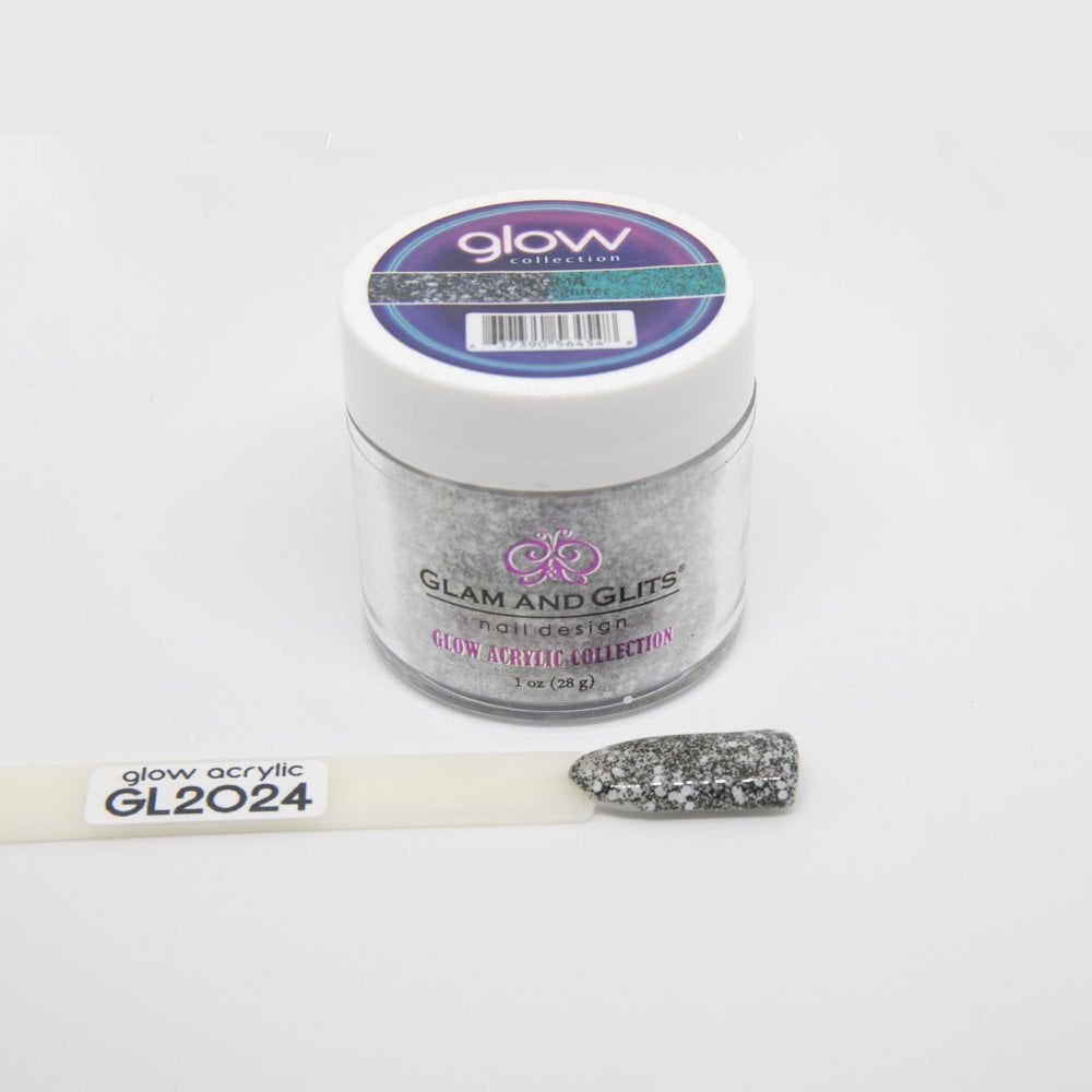 GLAM & GLITS Glow Acrylic Nail Powder 1oz / 28g - GL2024 MAGMA