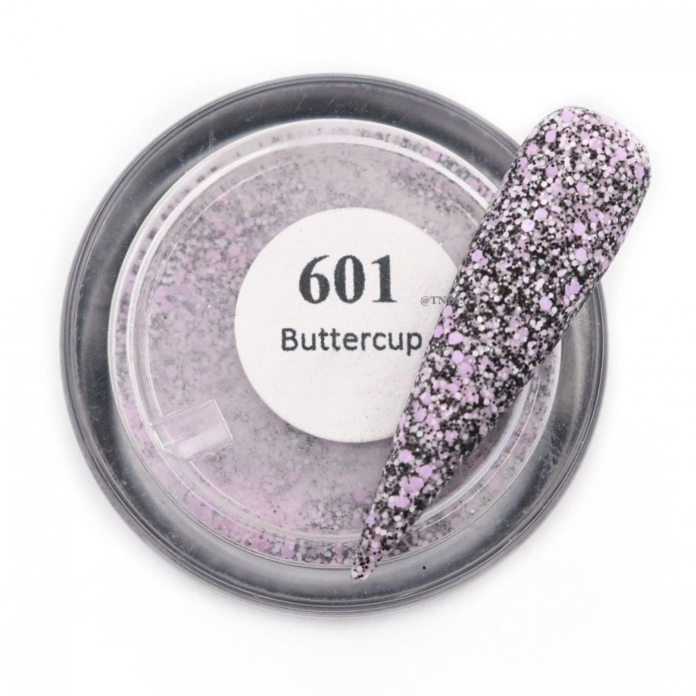 GLAM & GLITS Matte Acrylic Nail Powder 1oz / 28g - MAT601 BUTTERCUP