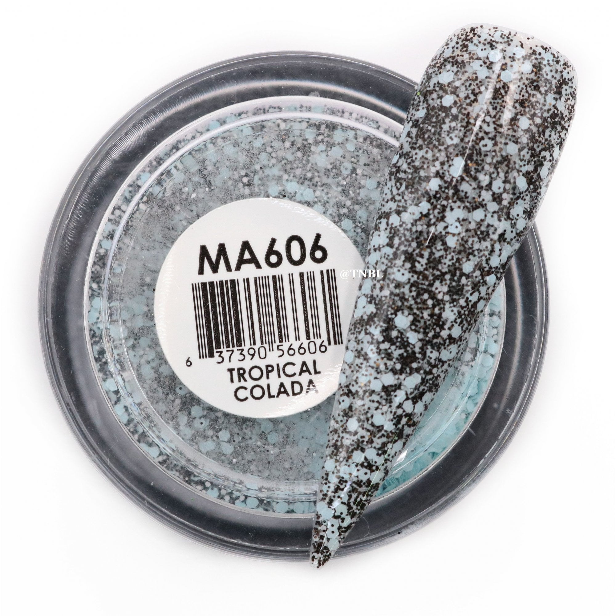 GLAM & GLITS Matte Acrylic Nail Powder 1oz / 28g - MAT606 TROPICAL COLADA