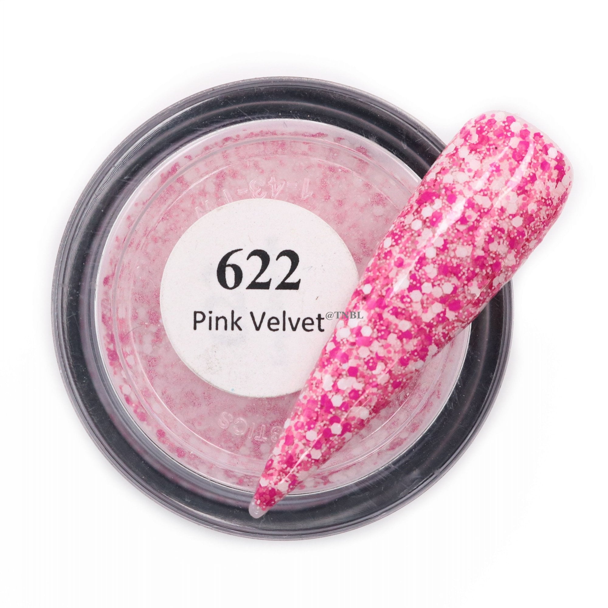 GLAM & GLITS Matte Acrylic Nail Powder 1oz / 28g - MAT622 PINK VELVET