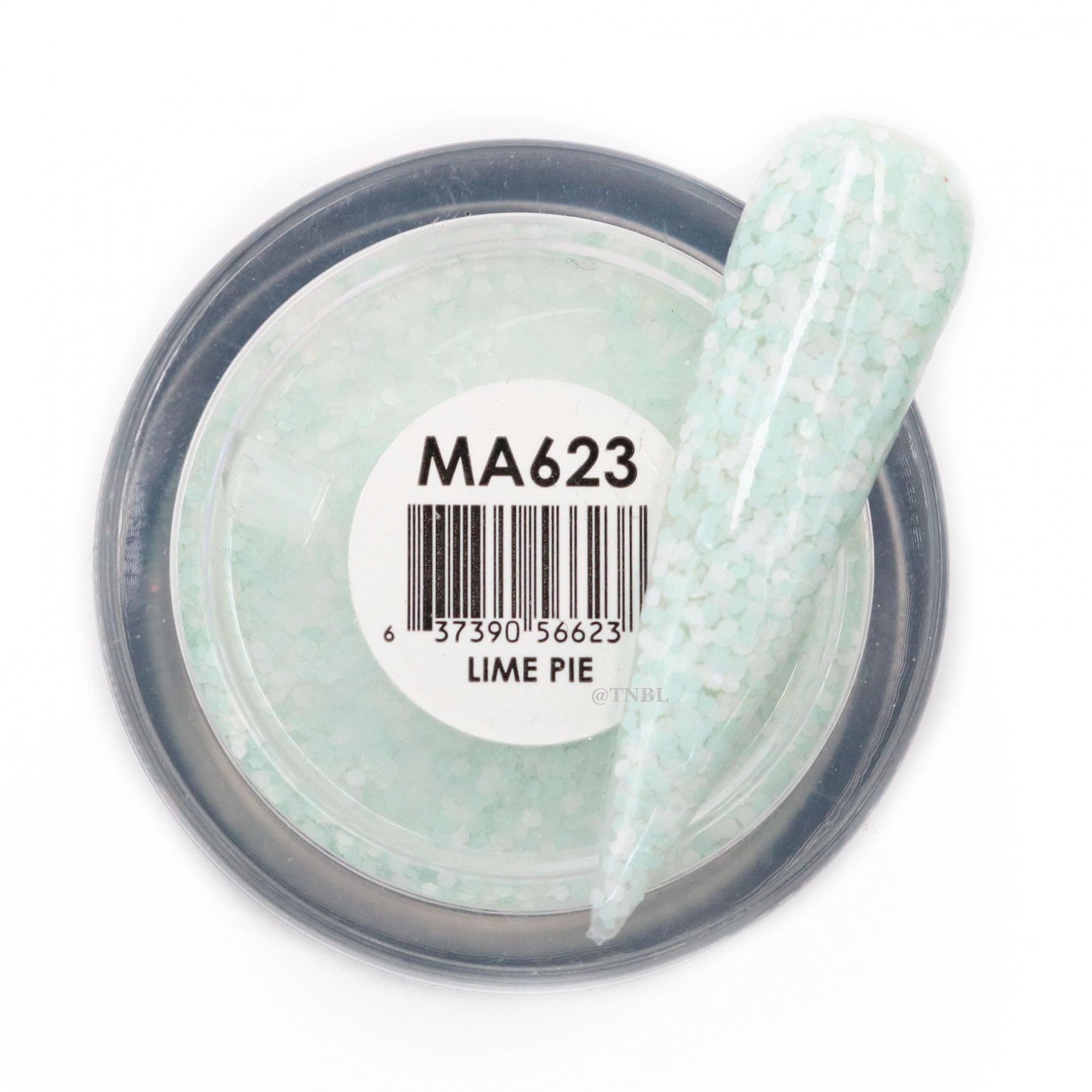 GLAM & GLITS Matte Acrylic Nail Powder 1oz / 28g - MAT623 KEY LIME PIE