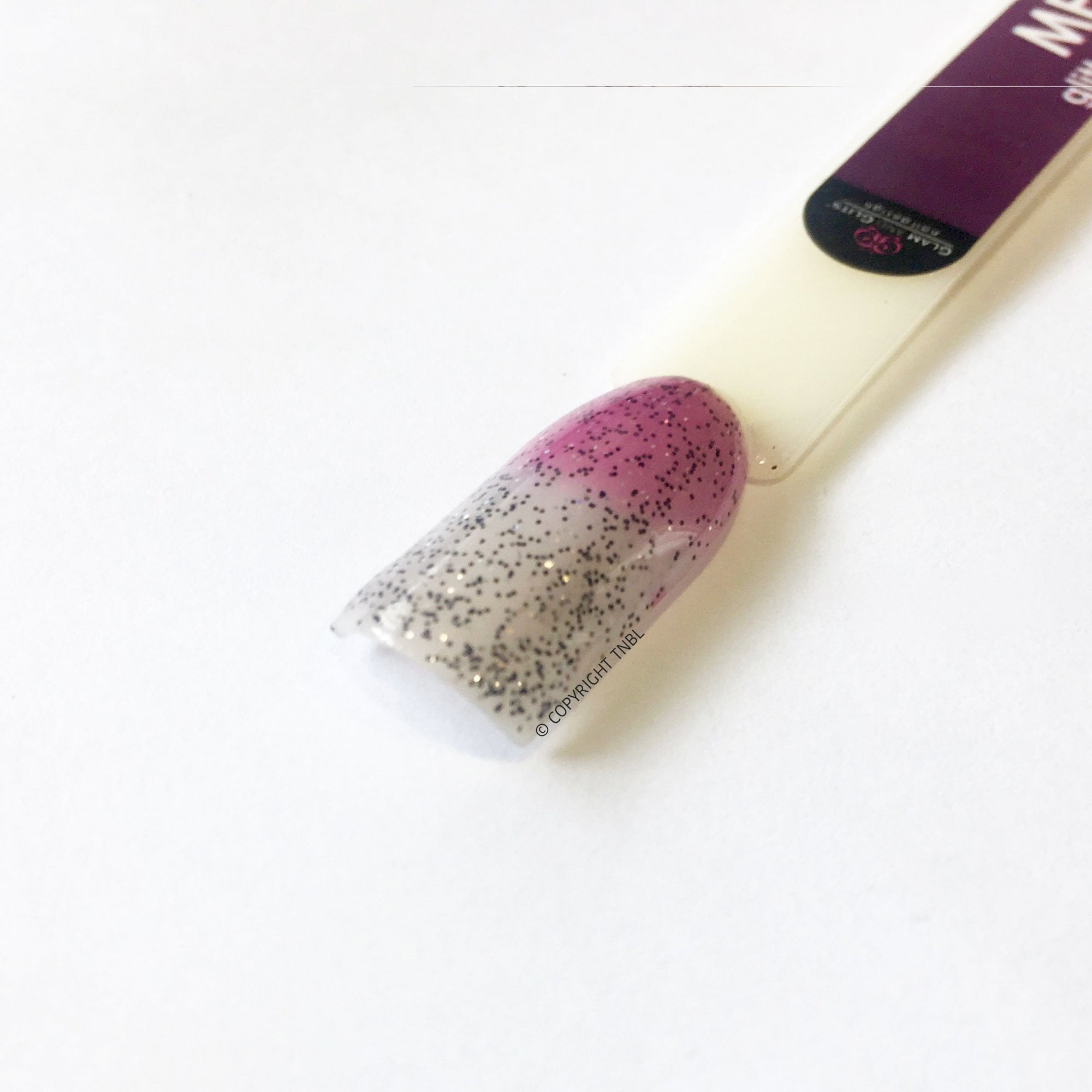 GLAM & GLITS Mood Effect Acrylic Nail Powder 1oz / 28g - ME1025 PURPLE SKIES