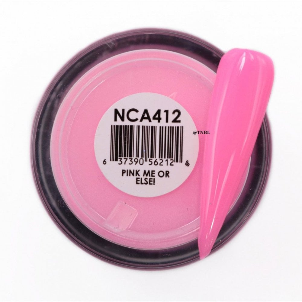 GLAM & GLITS Naked Acrylic Nail Powder 1oz / 28g - NCAC412 PINK ME OR ELSE!