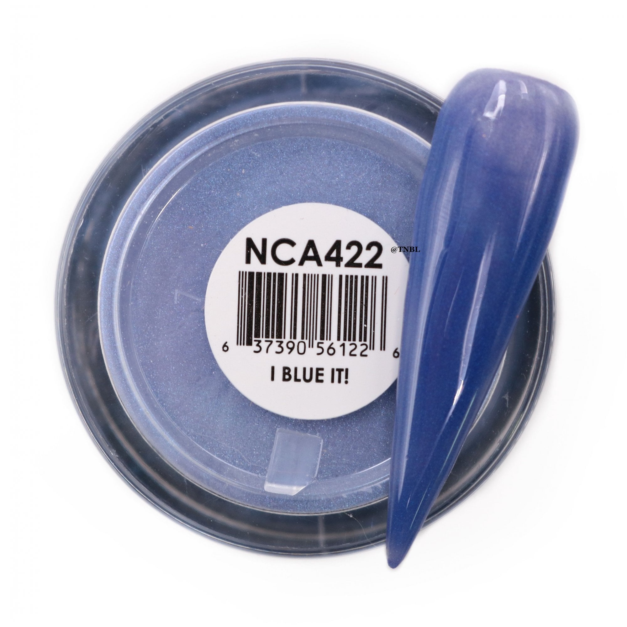GLAM & GLITS Naked Acrylic Nail Powder 1oz / 28g - NCAC422 I BLUE IT!