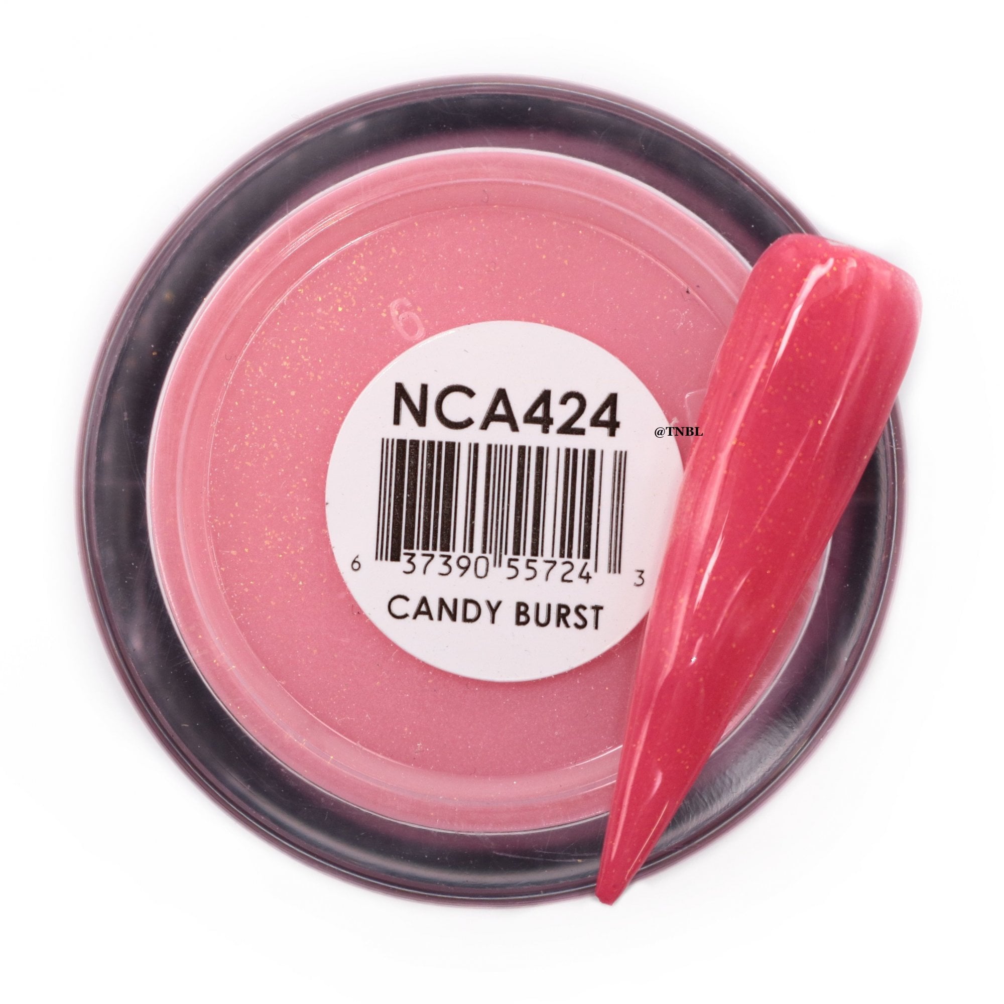 GLAM & GLITS Naked Acrylic Nail Powder 1oz / 28g - NCAC424 CANDY BURST