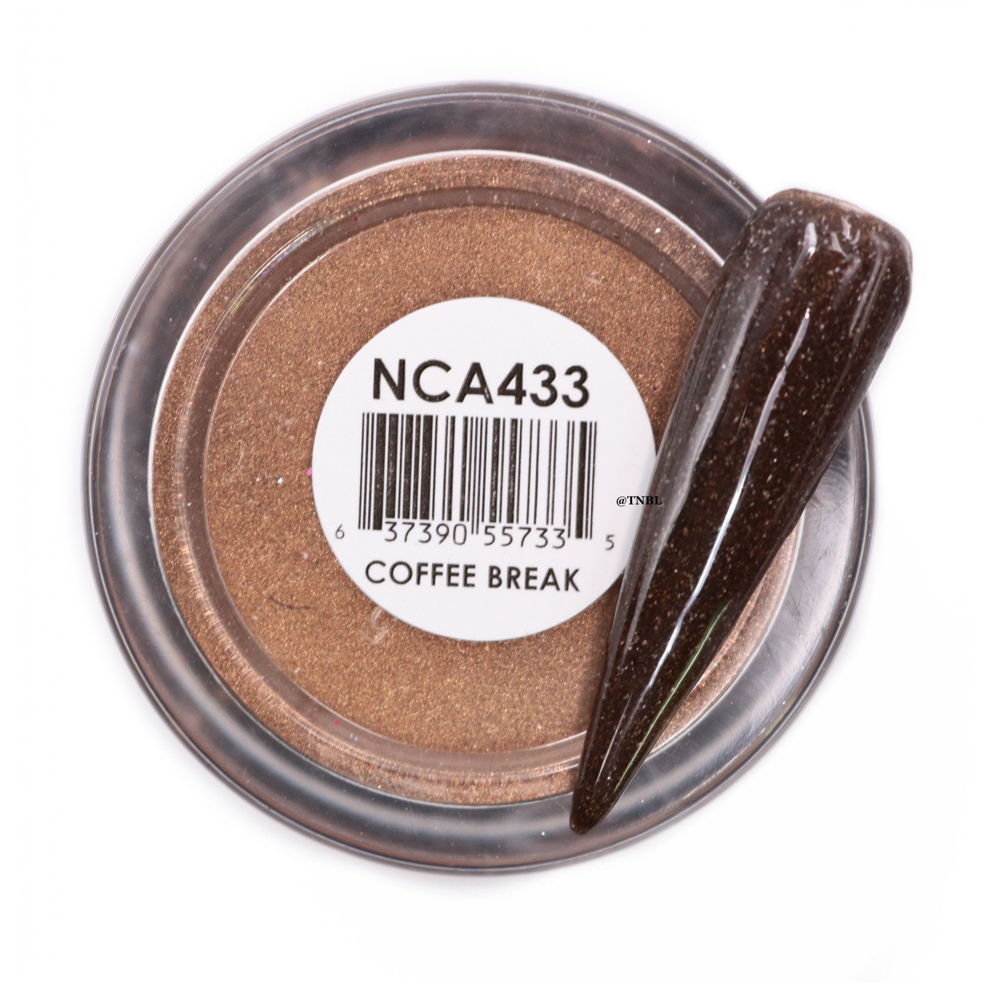 GLAM & GLITS Naked Acrylic Nail Powder 1oz / 28g - NCAC433 COFFEE BREAK