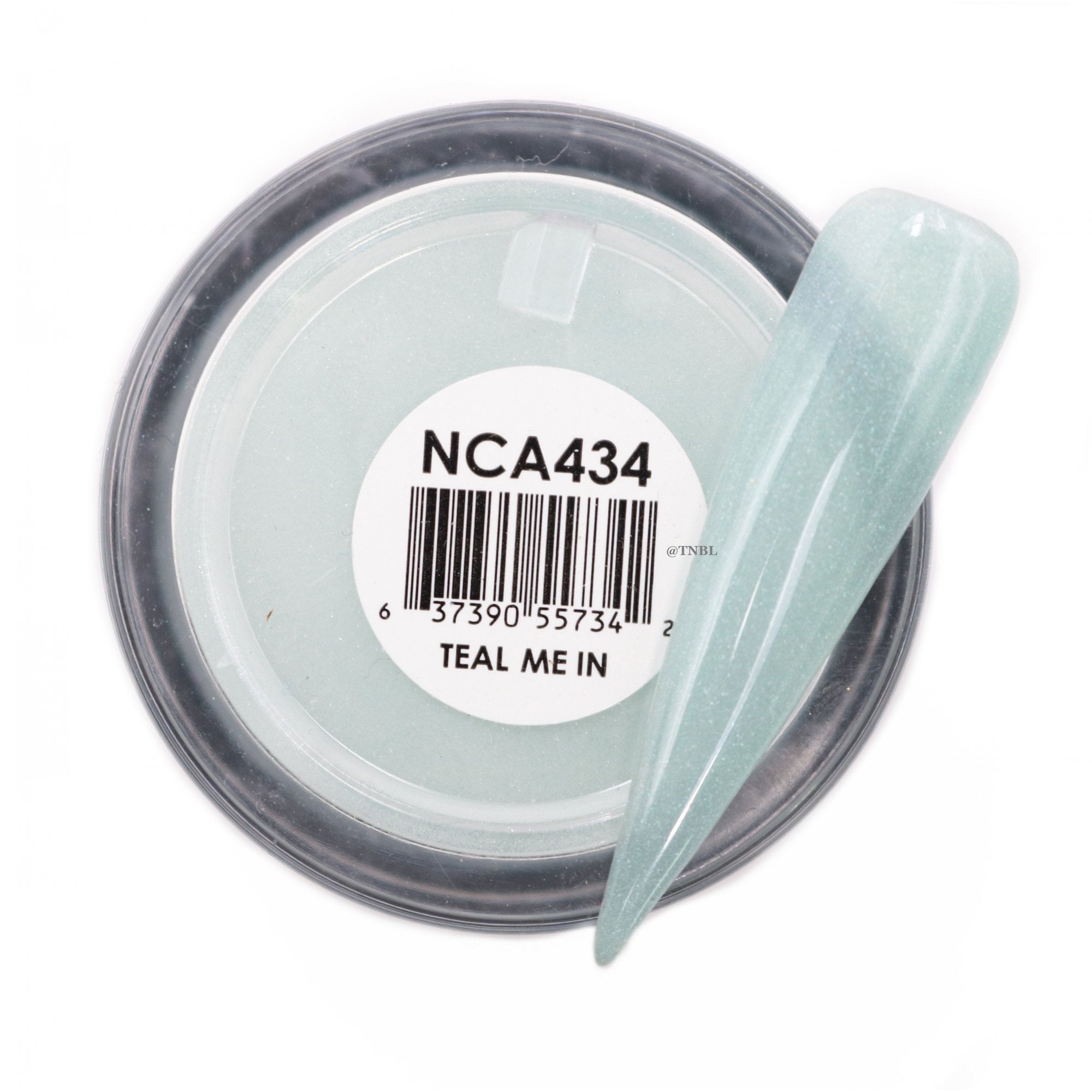GLAM & GLITS Naked Acrylic Nail Powder 1oz / 28g - NCAC434 TEAL ME IN