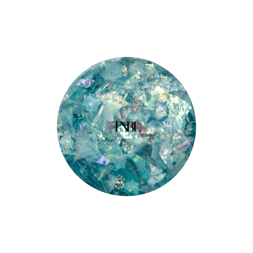 Aqua Blue Flake Pot 1/2oz - FL06