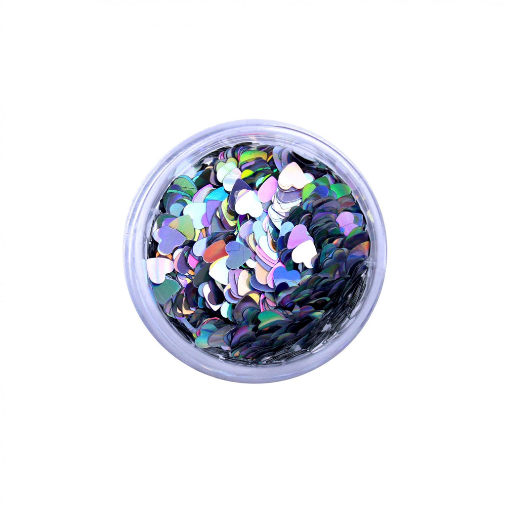 Heart Holo Glitter in Pot