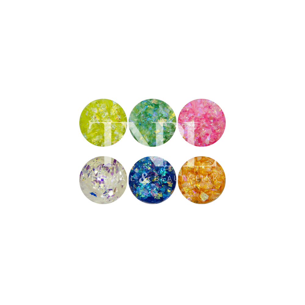 Glitter Kit - Mylar Flakes 6 x 1G (Trial Kit)
