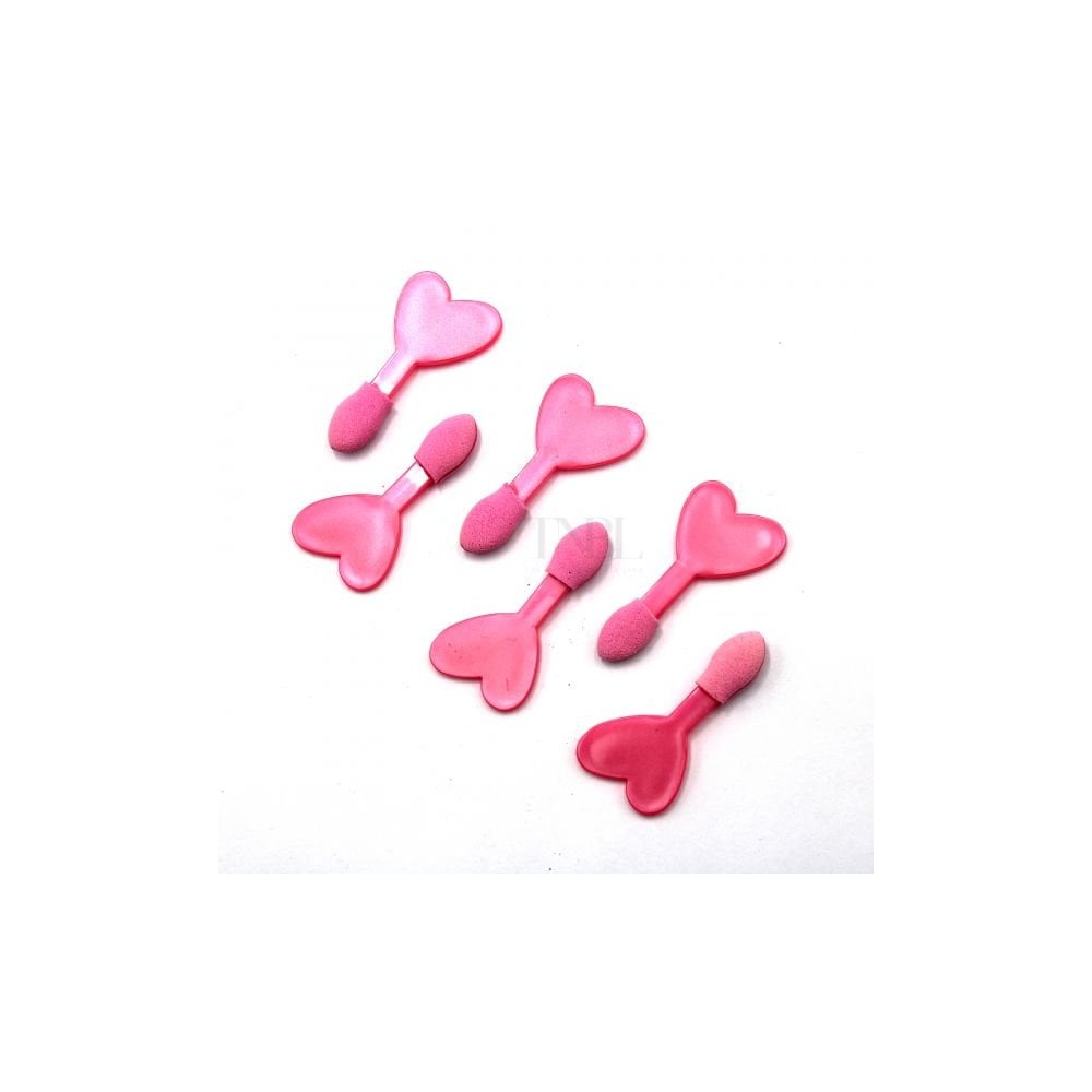 Heart Tip Chrome Applicator - 6pcs