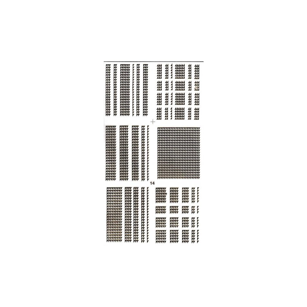 STICKER 3DL-#6 (GOLD)