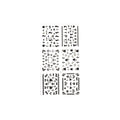 STICKER 3DL-#18 (GOLD & BLACK)