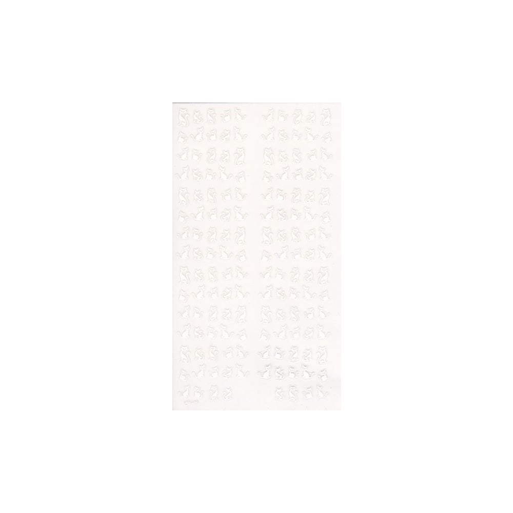 STICKER 3DL-#36 Cat(WHITE)