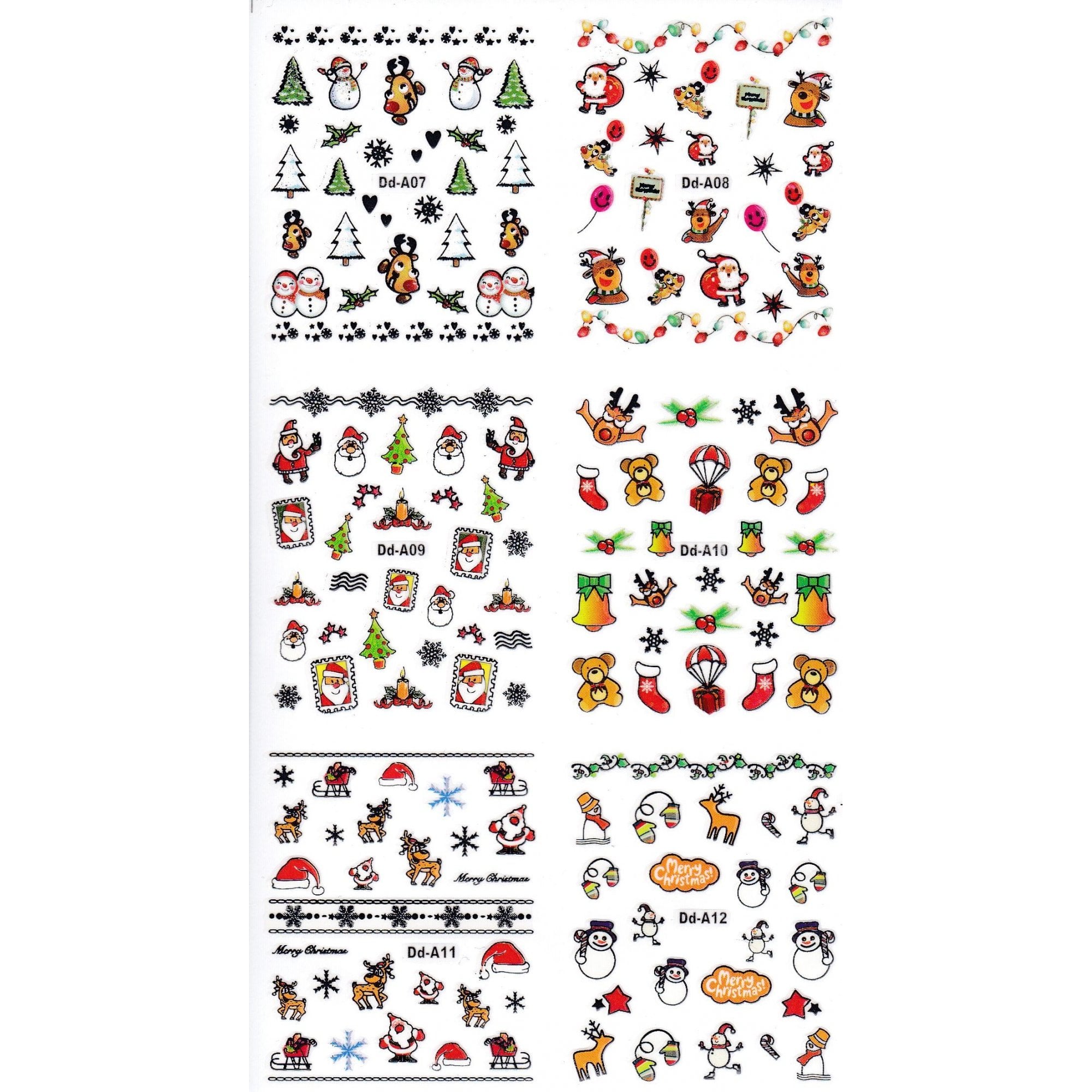 STICKER-#52 - Christmas (SILVER)