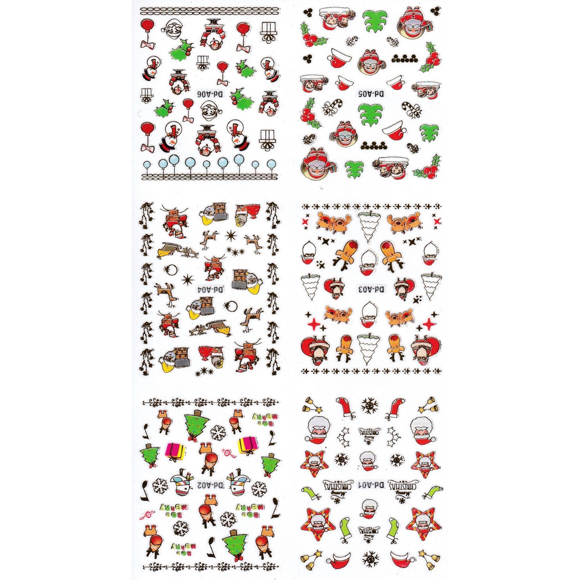 STICKER-#55 - Christmas (GOLD)