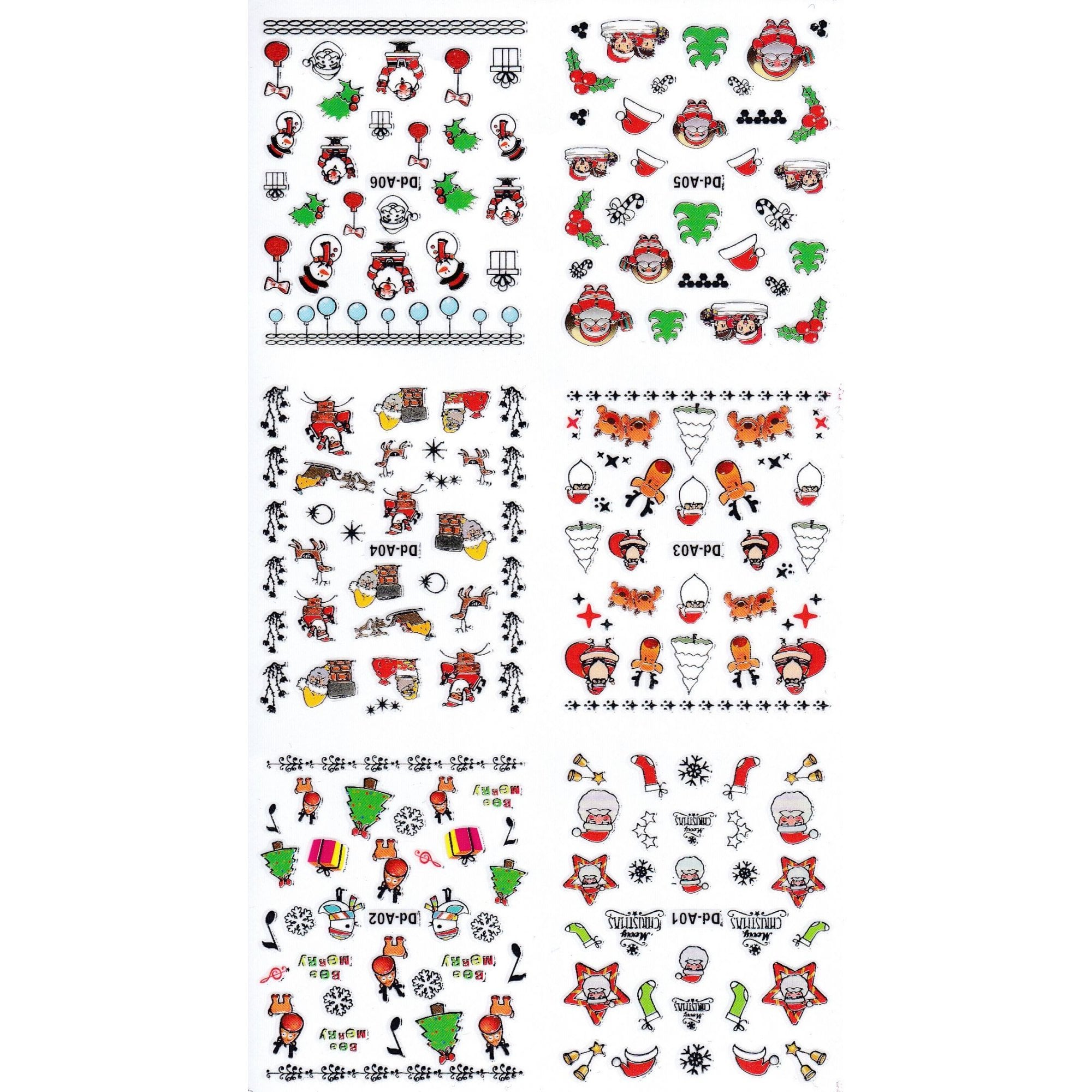 STICKER-#56 - Christmas (SILVER)