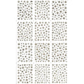 Large Sticker snowflakes - B59 (GOLD)