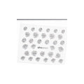 Sticker - #C11 - Flowers (Silver)