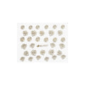 Sticker - #C14 - Flowers (Gold)