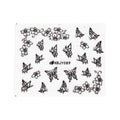 Sticker - #B153 - Butterfly (Black)