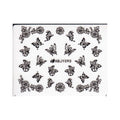 Sticker - #B154 - Butterfly (Black)