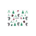 Sticker - #D132 - Christmas