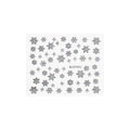 Sticker - #D88 snowflakes (Silver)