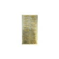 Self Adhesive Decal Nail Art - Gold