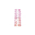 Self Adhesive Decal Nail Art - Pink