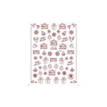 Sticker - Christmas CB146 (RED)