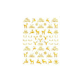 Sticker - Christmas CB148 (GOLD)