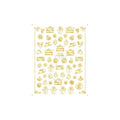 Sticker - Christmas CB146 (GOLD)