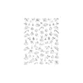 Sticker - Christmas CB149 (SILVER)