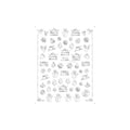Sticker - Christmas CB146 (SILVER)