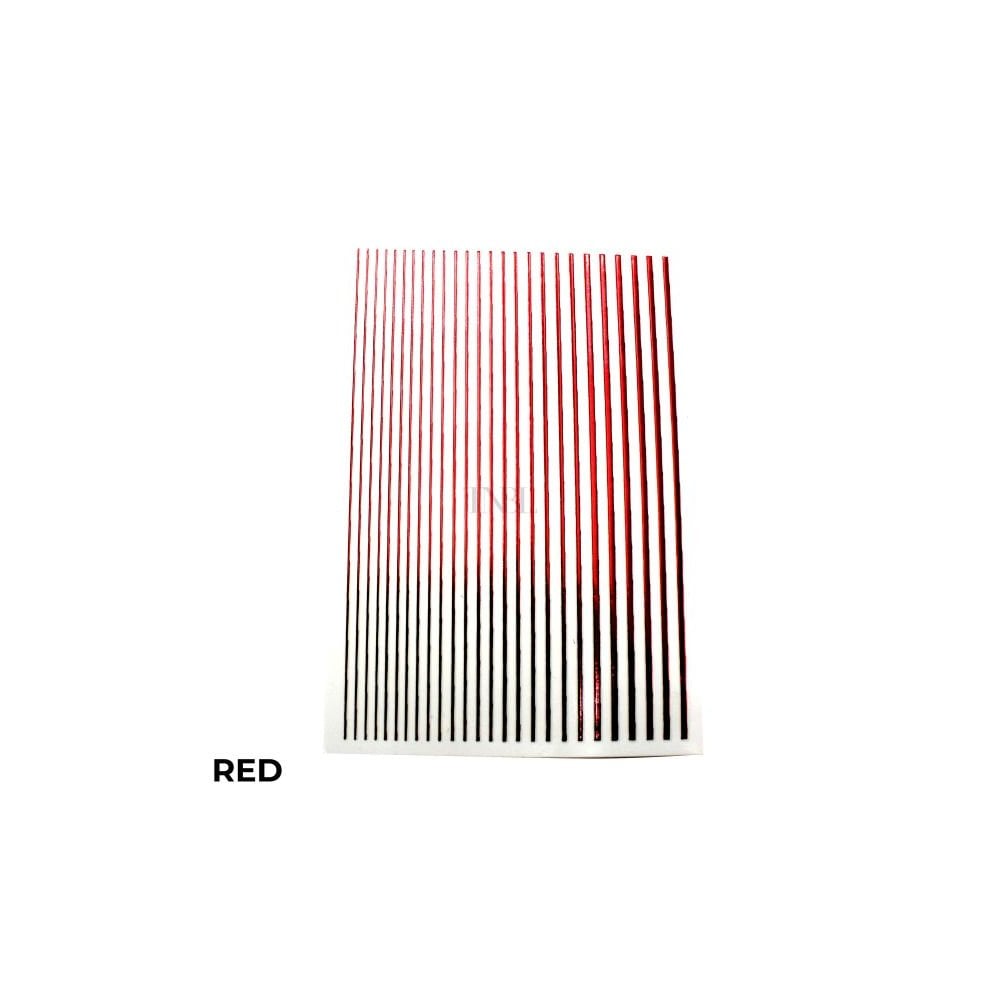 Sticker strip - Red