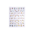 Sticker - ZD3843 - Butterfly silver