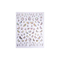 Sticker - ZD3845 - Butterfly silver