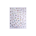Sticker - ZD3851 - Butterfly silver