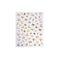 Sticker - ZD3847 - Butterfly - Gold