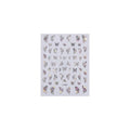 Sticker - ZD3850 - Butterfly silver