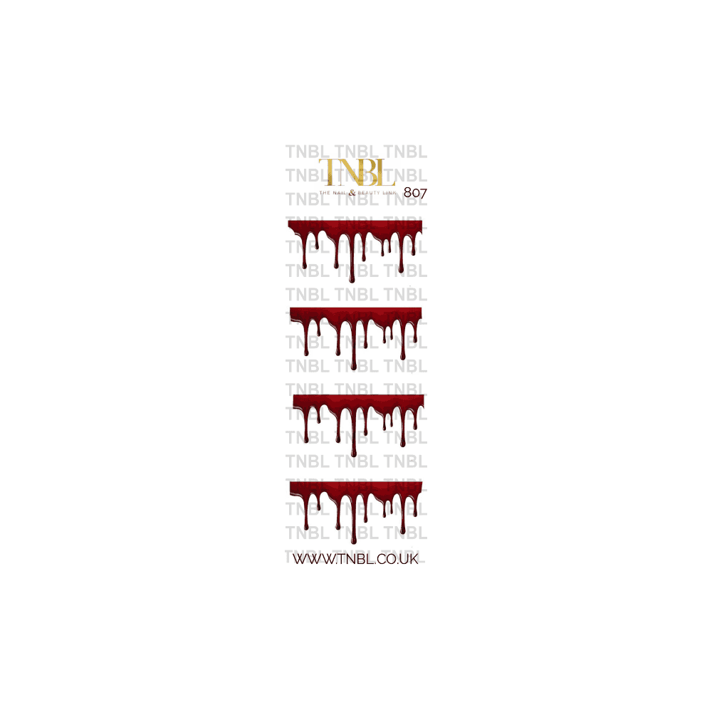 Water Decal - 807 - Blood Drip