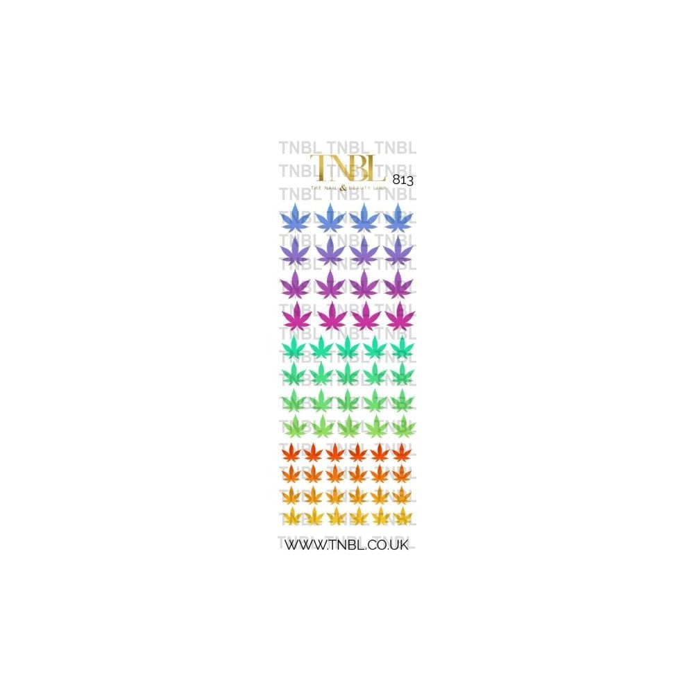 Water Decal - 813 - Weed Leaf