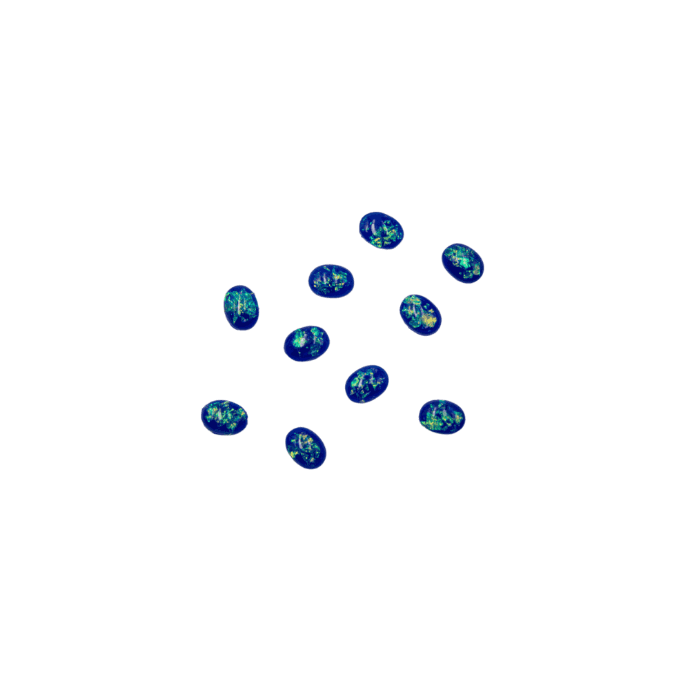 3D OVAL - BLUE